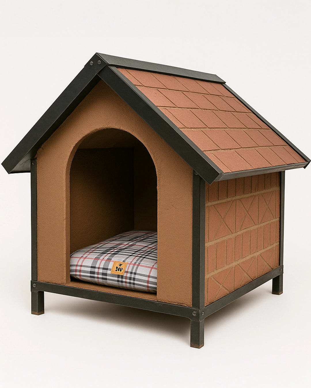 Mars L Orta Irk Hafif Beton Köpek Kulübesi – Premium Koku Yapmaz, Parazit Barındırmaz, Doğal İzolasyonlu