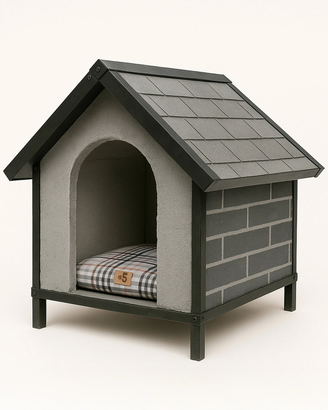 Merkür Small Küçük Irk Hafif Beton Köpek Kulübesi – Premium Koku Yapmaz, Parazit Barındırmaz, Doğal İzolasyonlu