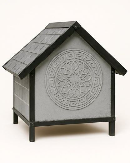 Merkür Small Küçük Irk Hafif Beton Köpek Kulübesi – Premium Koku Yapmaz, Parazit Barındırmaz, Doğal İzolasyonlu