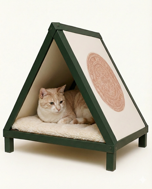 Hafif Beton Premium Kedi Evi – Pülüton Dizayn