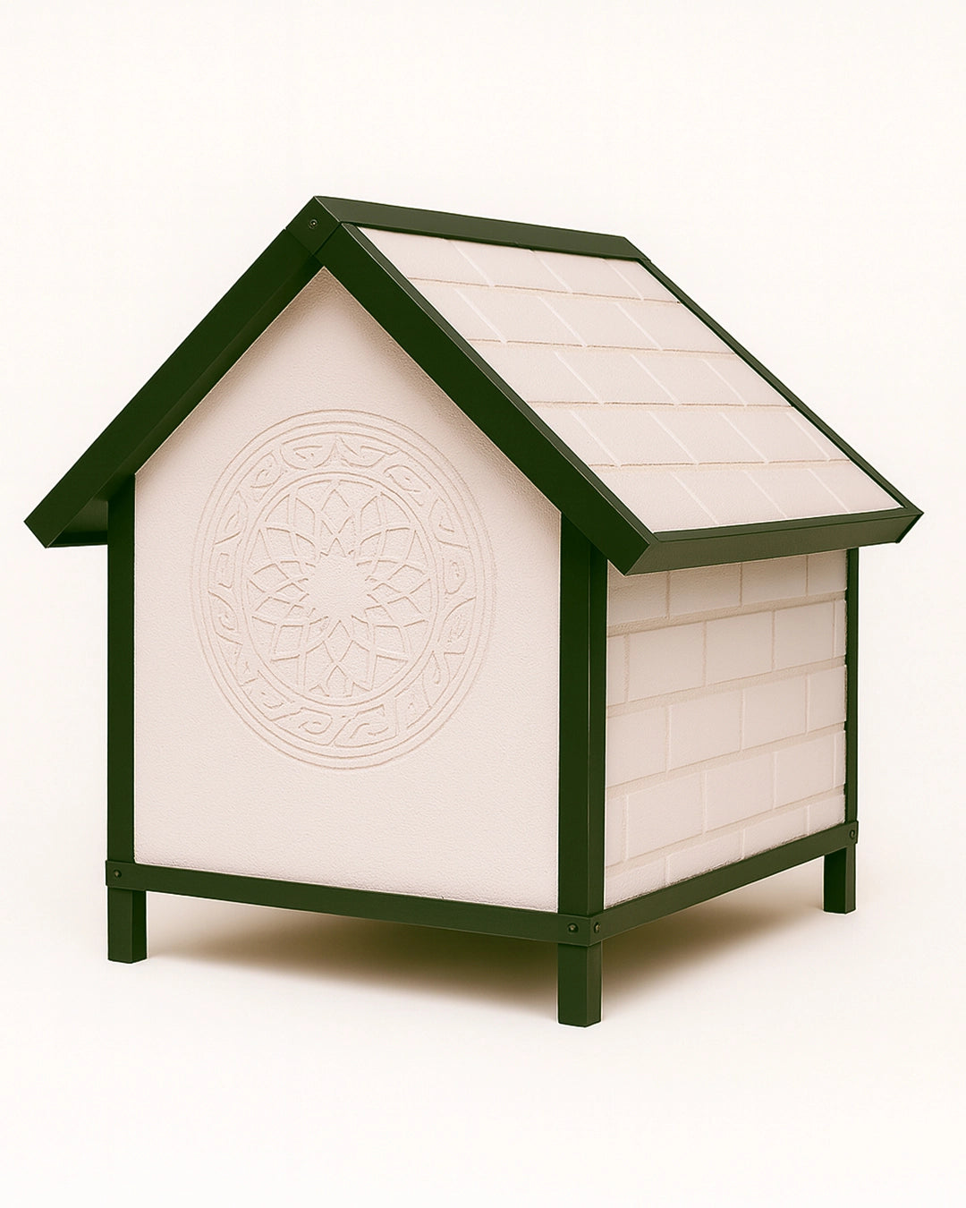 Venüs Small Küçük Irk Hafif Beton Köpek Kulübesi – Premium Koku Yapmaz, Parazit Barındırmaz, Doğal İzolasyonlu